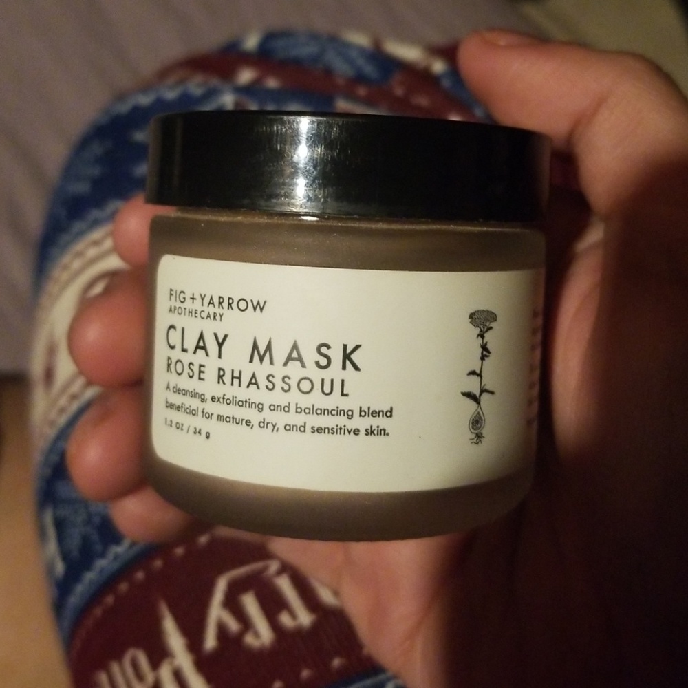 New Fig+Yarrow Rose Clay Mask